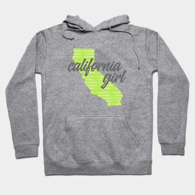 California Girl Hoodie by Dale Preston Design